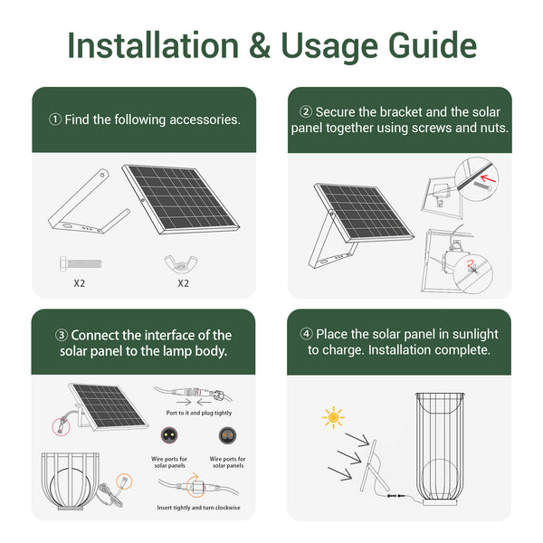 Jivo Solar Floor Lamp With Table PT0805W