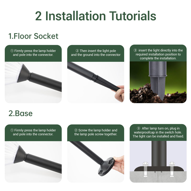 Ulyx 4-in-1 Solar Lawn  Light PT0300