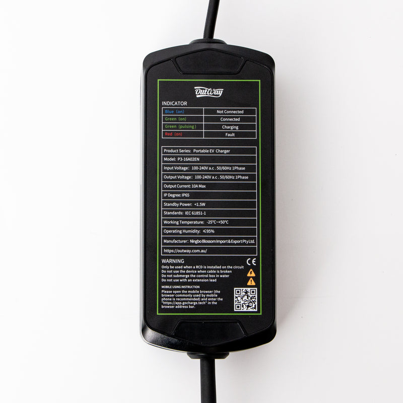 Zorix Portable EV Charger 2.3KW EVP03