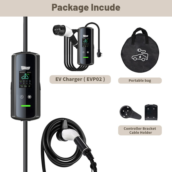 Flaro Portable EV Charger 2.3KW EVP02