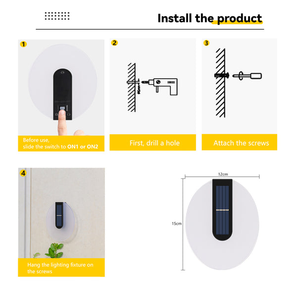 Leron Solar Wall Light PT0601