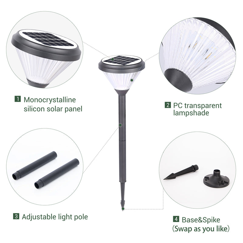 Ulyx 4-in-1 Solar Lawn  Light PT0300