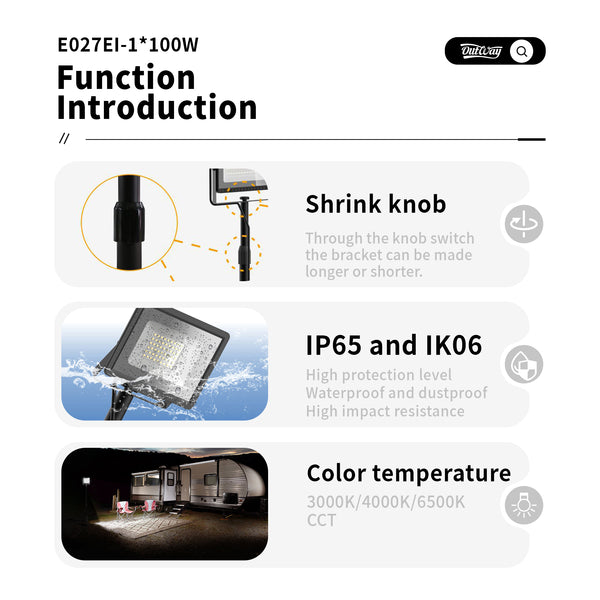 ShinePro Tri-Color Worklight E027EI