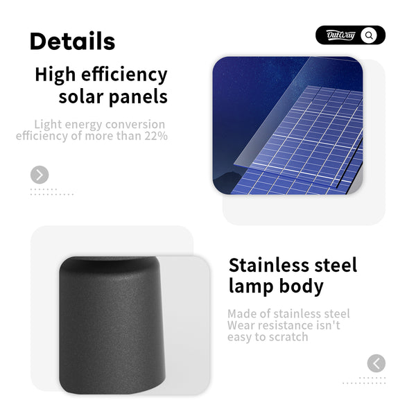 Weno Solar Floor Lamp With Table PT0802