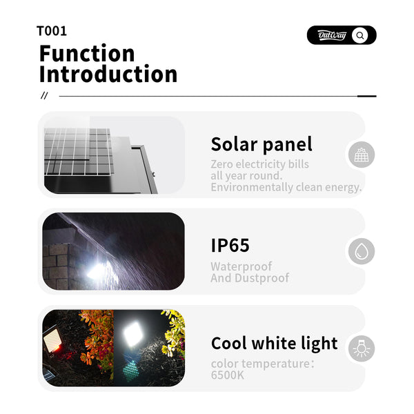 Modo Solar Motion Sensor Floodlight T001ES-100W