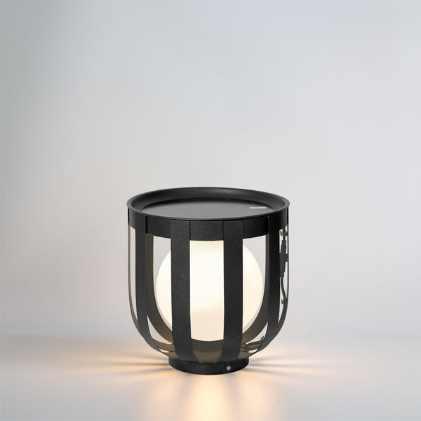Solar-powered decorative light to add a unique ambiance to outdoor spaces.