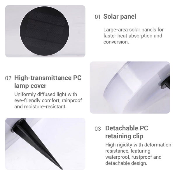 ground solar lights for garden