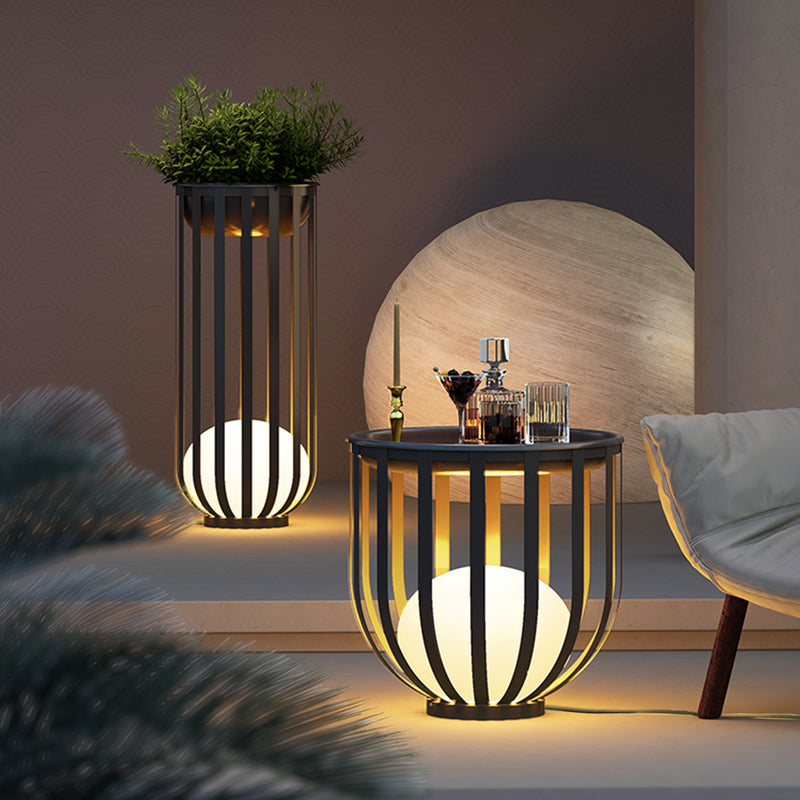 Zilo Indoor Floor Lamp with Table PT0805D
