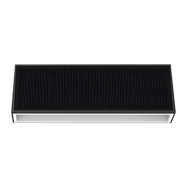 Solar garden wall light, bright illumination for fences, gates, and entryways.