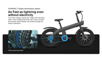 Outway 20" Off-Road Electric Bike-Black | Removable Battery - SHQ3