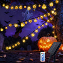 Solar Fairy Lights with Remote - 12M 100 LED Warm White & 8 Modes PT0610