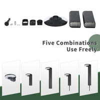 Axola 5-in-1 Solar Lawn & Wall Light PT033PRO