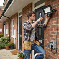 Outway motion sensor floodlight DIY wall installation 