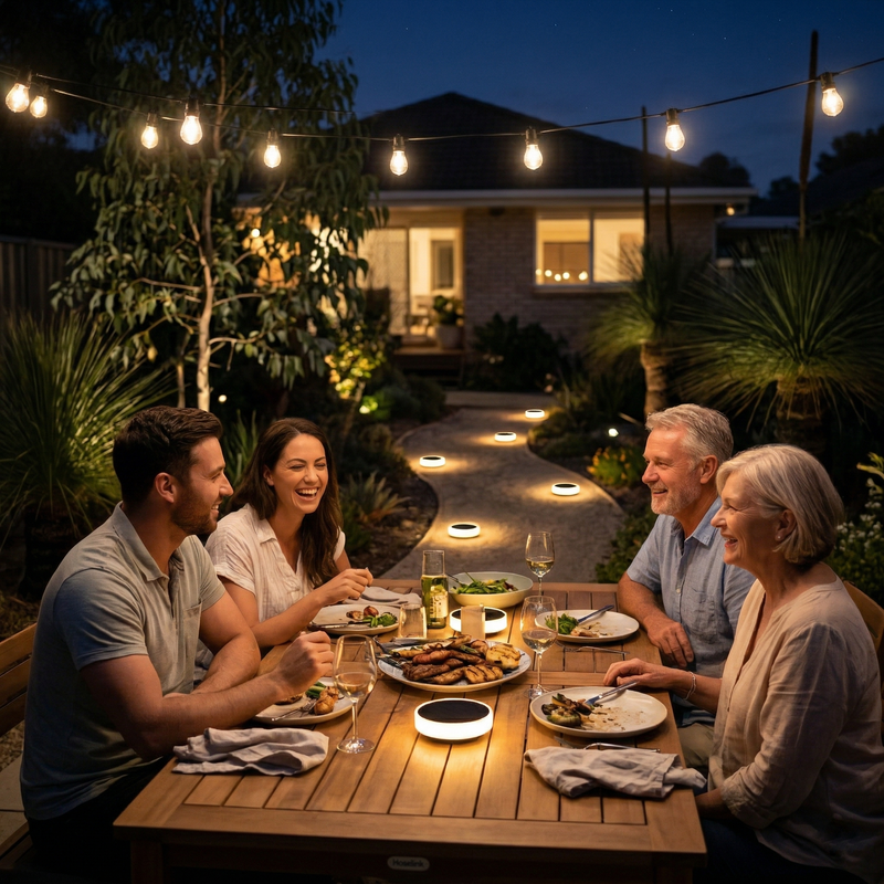 Niteo Round In-Ground Solar Light  PT0607| IP65 Waterproof （4 pieces）