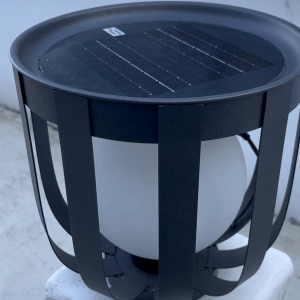 Cava Solar Floor Lamp With Table PT0805N