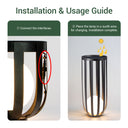 Cava Solar Floor Lamp With Table PT0805N