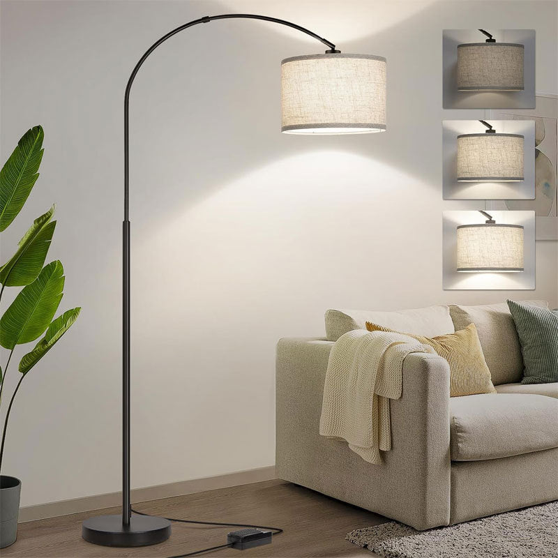 Modern Simple - style Arched Indoor Floor Lamps Lighting Up Bedroom, Study and Living Room FL070