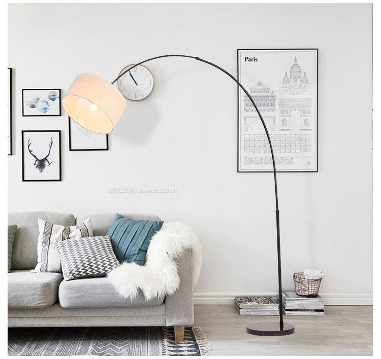 Modern Simple - style Arched Indoor Floor Lamps Lighting Up Bedroom, Study and Living Room FL070