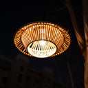 Solar Handwoven Ceiling Light - HAIKU Bamboo Ambient Light PT0902