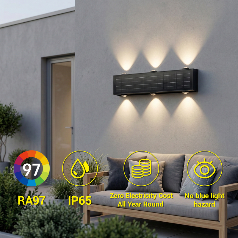 RA97 high color rendering index, no blue light hazard, eye-friendly outdoor lighting

