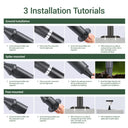 Verta 5-in-1 Solar Lawn & Pillar Light PT0302