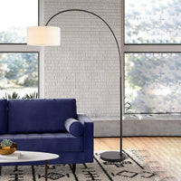 Modern Simple - style Arched Indoor Floor Lamps Lighting Up Bedroom, Study and Living Room FL070