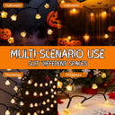 Solar Fairy Lights with Remote - 12M 100 LED Warm White & 8 Modes PT0610