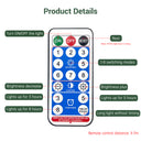 Solar Fairy Lights with Remote - 12M 100 LED Warm White & 8 Modes PT0610