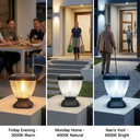 Nexi Solar Pillar Light PT0112 | Modern Moon-Gazing Design | 3 Colours