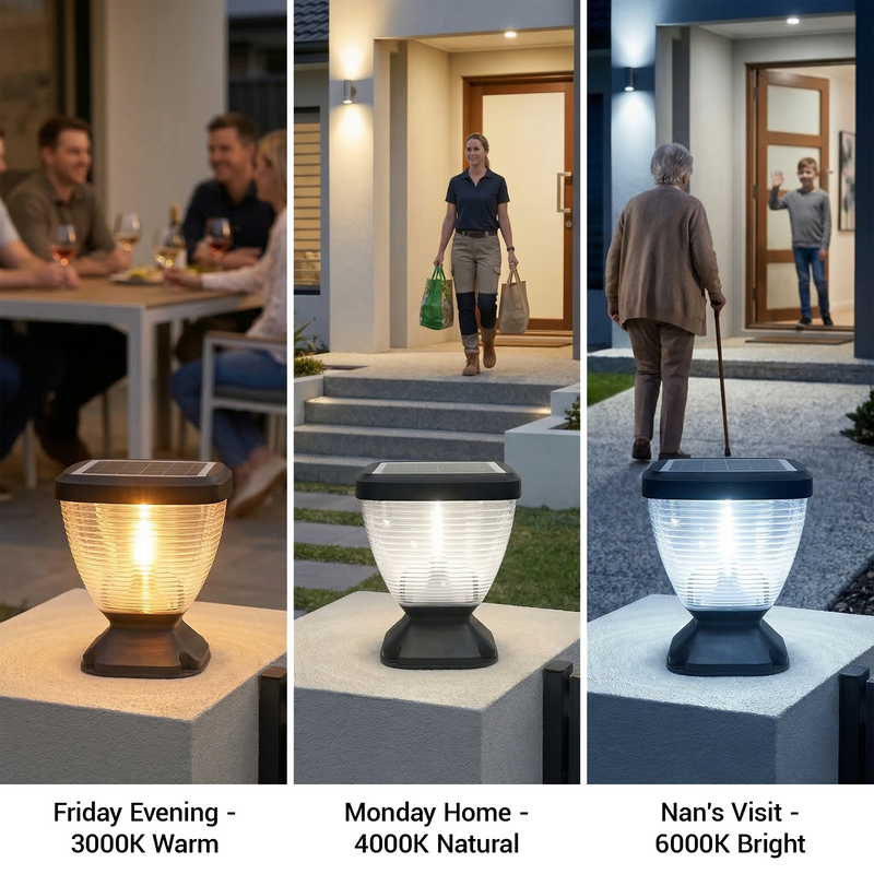 Nexi Solar Pillar Light PT0112 | Modern Moon-Gazing Design | 3 Colours