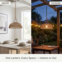 Step-by-step installation guide: Place Hook → Hang & Adjust → Complete!, visually confirming ease of setup for non-technical users in outdoor or semi-outdoor spaces.
