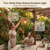 Infographic illustrating two lighting modes: Steady-On Warm Glow for dining and Breathing Mode - Gentle Pulse for relaxation — emphasizes ambiance creation for different occasions.