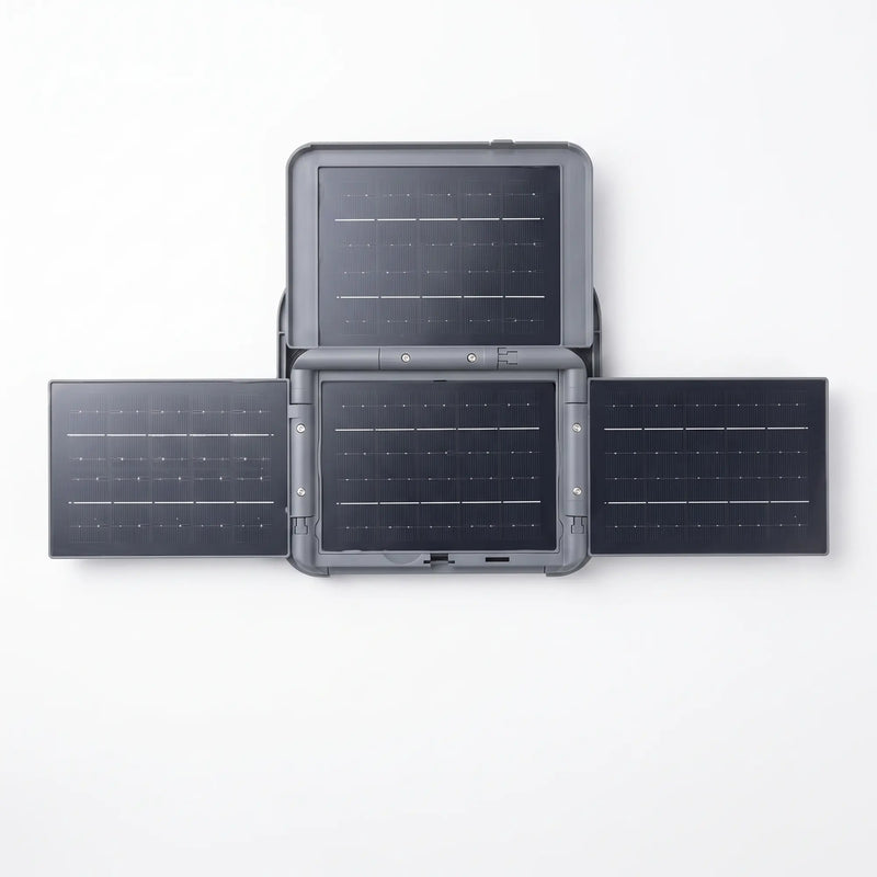 SolarFlex Pro 4-Panel Folding Flood Light — 2600LM, Dual Charge, IP65 | PT0615