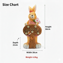 Solar Rabbit Ornament – Garden & Courtyard Decoration PT0612