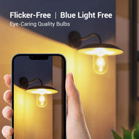 Flicker-Free and Blue Light Free solar wall light