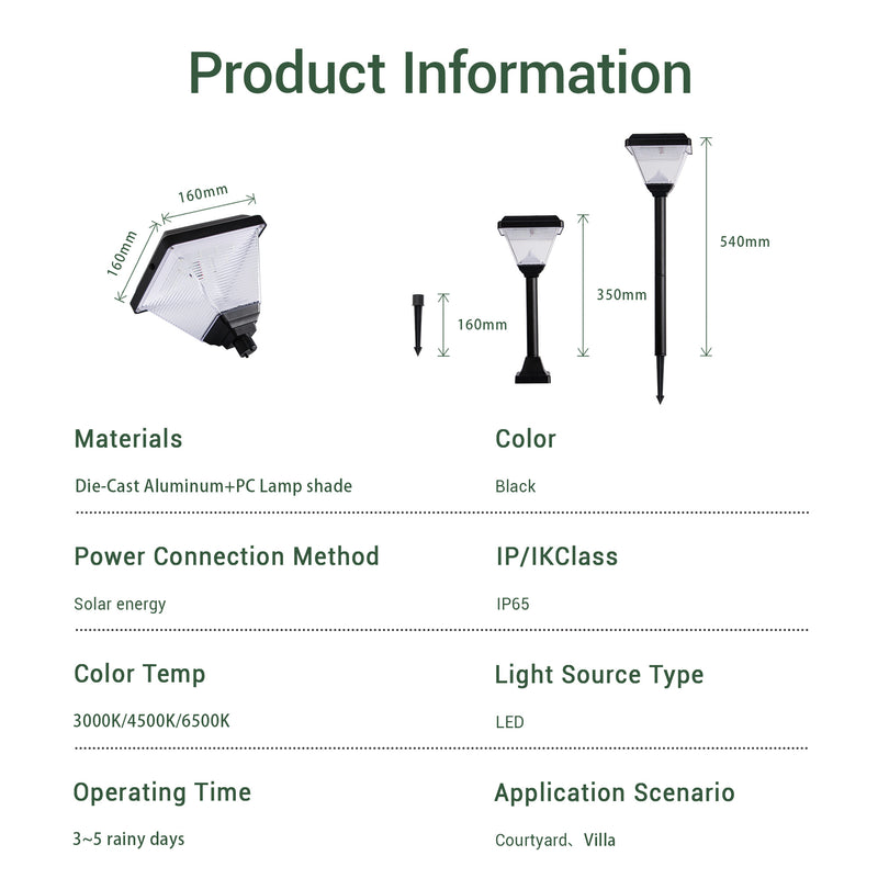 Striva 4-in-1 Solar Lawn  Light PT0303