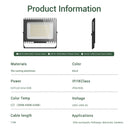 Voro Tri-Color Floodlight E027EI-CCT