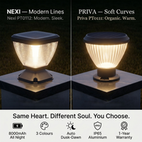Nexi Solar Pillar Light PT0112 | Modern Moon-Gazing Design | 3 Colours