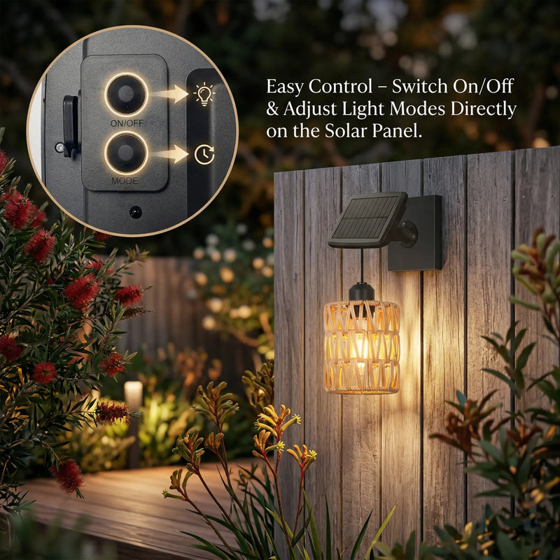 Outway Kasa PT0909 USB-C charging port close up solar panel rainy window dual power backup charging