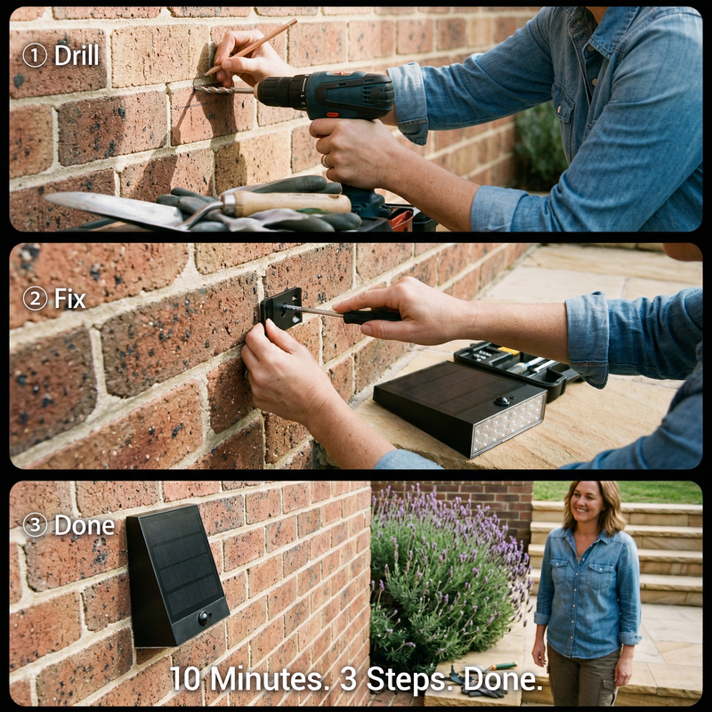 Taurus Solar Wall Step Light PT0713 | Dual Mount | LiFePO4