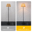 Solar Handwoven Bamboo Floor Lamp - HAIKU solar garden light PT0904