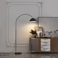 Trevo Indoor Arc Floor Lamp FL065| Height 100-182cm | Marble Base