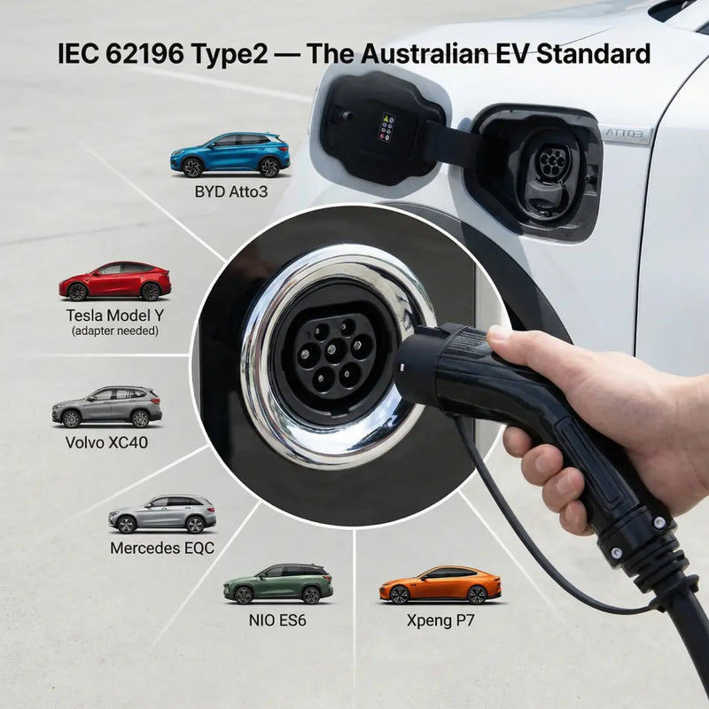 The Outway charger's IP67 waterproof rating is demonstrated as it operates in the rain, suitable for all weather conditions.