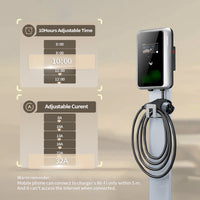 Home EV Charger 7KW Wi-Fi And Mobile Control 12 Safety Protections IP55 Waterproof Indoor And Outdoor Use EV04