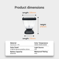 Nexi Solar Pillar Light PT0112 | Modern Moon-Gazing Design | 3 Colours