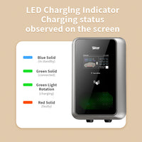 Home EV Charger 7KW Wi-Fi And Mobile Control 12 Safety Protections IP55 Waterproof Indoor And Outdoor Use EV04