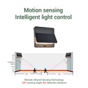 Motion sensing technology — 120° sensing angle, 8 metre detection distance, optimal installation height under 2.5 metres, remote infrared sensing for intelligent light control