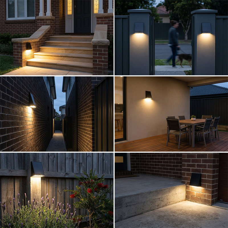 Taurus Solar Wall Step Light PT0713 | Dual Mount | LiFePO4