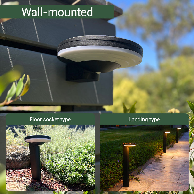 Axola 5-in-1 Solar Lawn & Wall Light PT033PRO