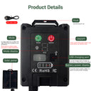 Solar Fairy Lights with Remote - 12M 100 LED Warm White & 8 Modes PT0610